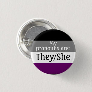 Meine Aussprache lautet: Sie/sie - asexuelle/Ass-F Button
