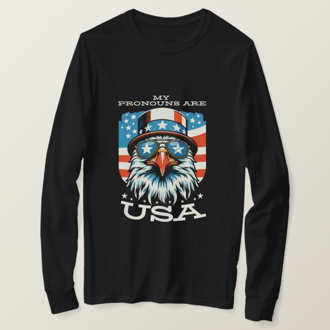 Meine Ausspracheaufzeichnungen sind die USA Long S T-Shirt (Design vorne)