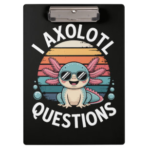 Meine Axolotl Fragen Klemmbrett