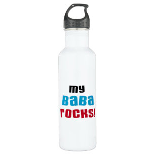 Meine Baba Rocks Edelstahlflasche