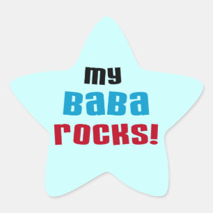 Meine Baba Rocks Stickers
