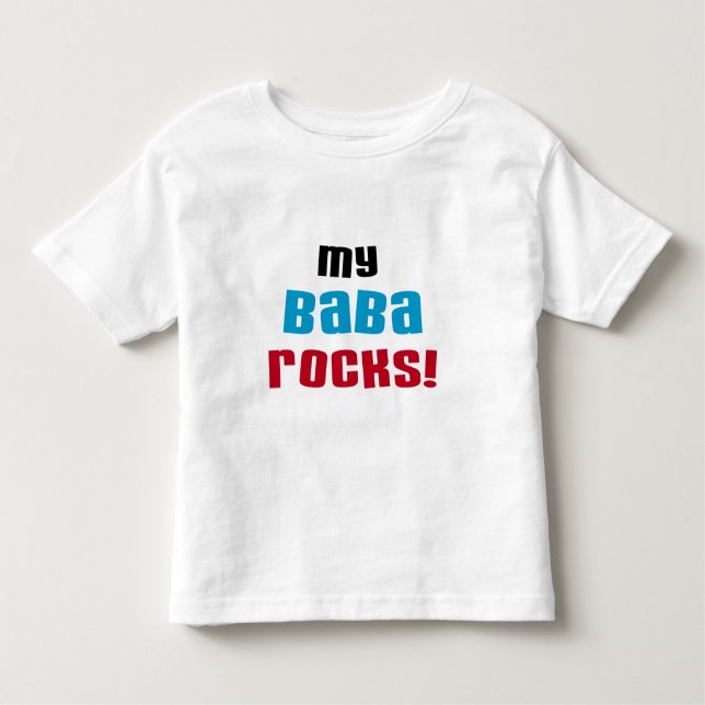Meine Baba Rocks T - Shirt und Geschenke (Vorderseite)