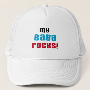 Meine Baba Rocks T - Shirt und Geschenke Truckerkappe