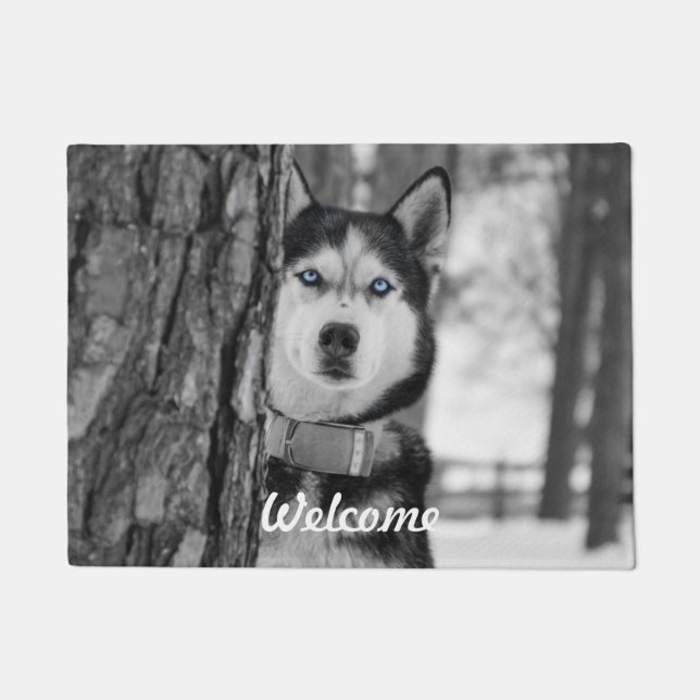 Meine Baby-blauen Augen Fußmatte (Vorderseite)