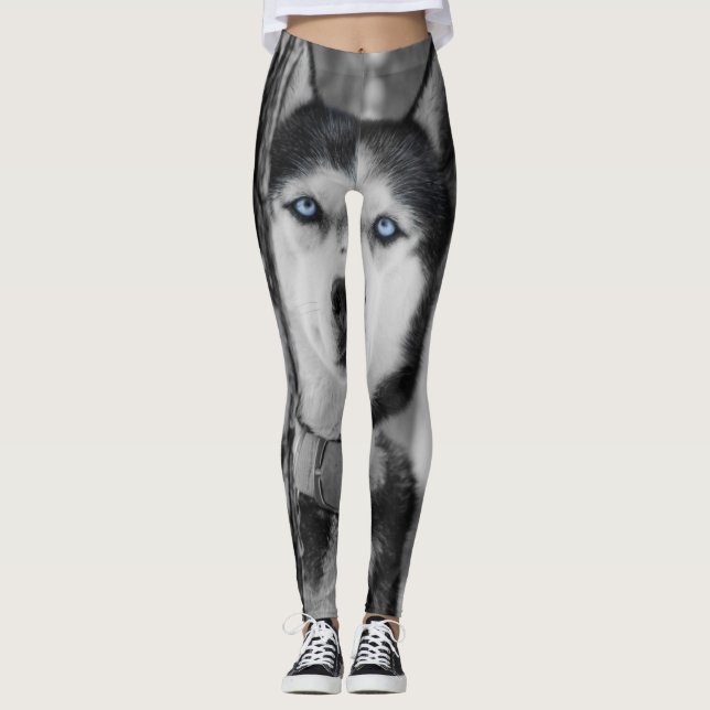 Meine Baby-blauen Augen Leggings (Vorderseite)