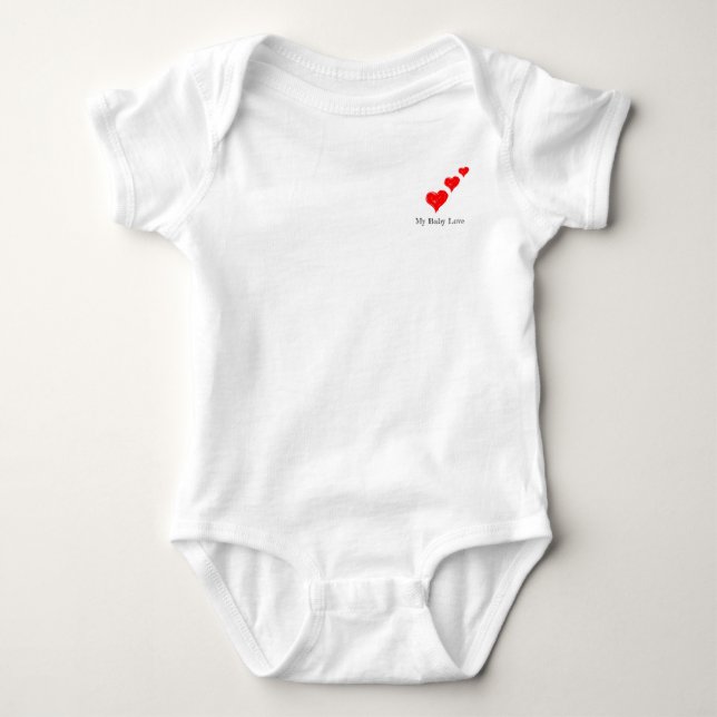 Meine Baby-Liebe Baby Strampler (Vorderseite)