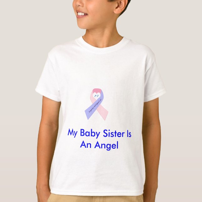 Meine Baby-Schwester ist ein Engel T-Shirt (Vorderseite)