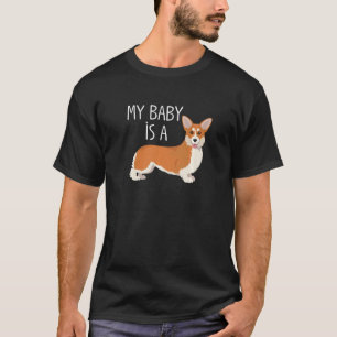 Meine Babypuppe ist eine Welsh Corgi Hundemama T-Shirt