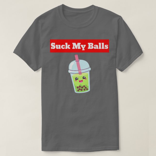 Meine Bälle Boba Tea Bubble Anime Kawaii 1632 sind T-Shirt (Design vorne)