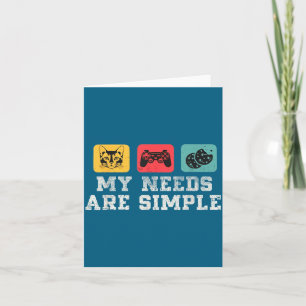 Meine Bedürfnisse sind einfache Gamer Spaß, Gamer- Karte
