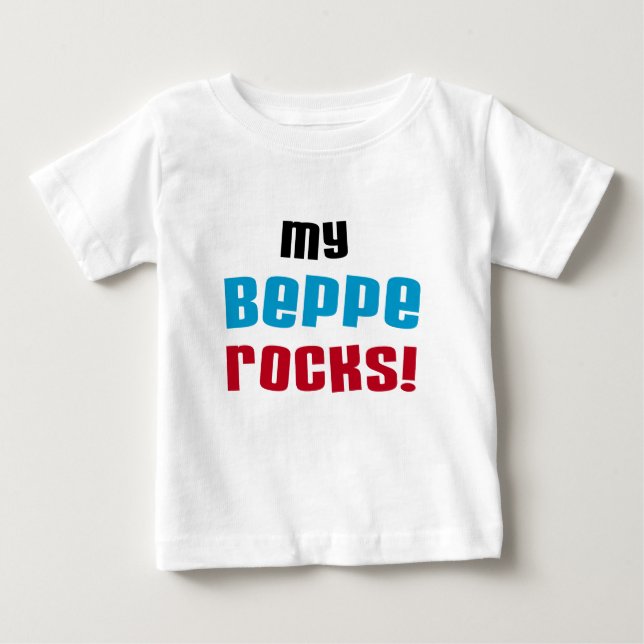 Meine Beppe Rocks T - Shirt und Geschenke (Vorderseite)