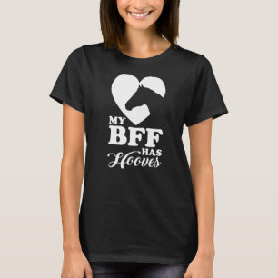 Meine Beste Freundin hat Hooves-Reiter T-Shirt