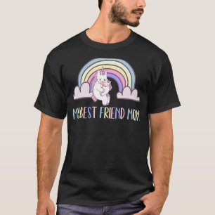 Meine beste Freundin Mama Funny Unicorn Familie um T-Shirt