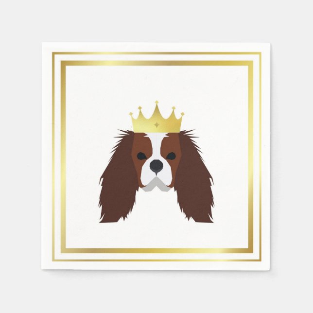 MEINE BESTE FREUNDSAMMLUNG: "QUEENY" SERVIETTE (Vorderseite)