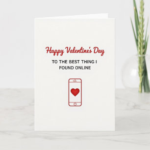 Meine beste Online-Valentinstag- Match-Karte Karte