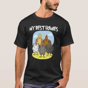 Meine besten Kumpels Hühner sind die besten Freun T-Shirt
