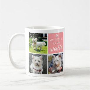 Meine Bestie ist mein Westie Dog Lover FotoCollage Kaffeetasse