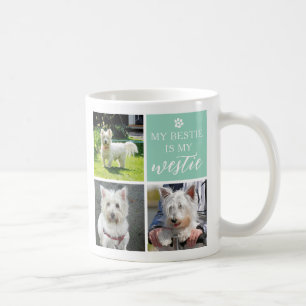 Meine Bestie ist mein Westie Dog Lover FotoCollage Kaffeetasse