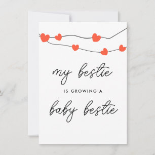 Meine Bestie ist schwangere Mama, eine Schwangersc Dankeskarte