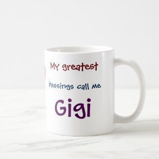 Meine Beststen Segnungen nennen mich Gigi-Kaffee-T Tasse