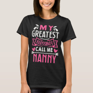 Meine Beststen Segnungen nennen mich Gruscha Oma T-Shirt