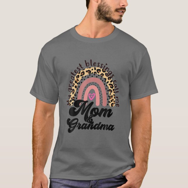 Meine Beststen Segnungen nennen mich Mama T-Shirt (Vorderseite)