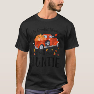 Meine Beststen Segnungen nennen mich Tante Pumpkin T-Shirt