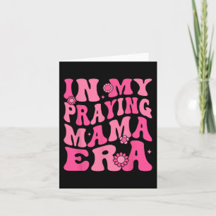 Meine betende Mama-Ära Religiöse Mutter Christlich Karte