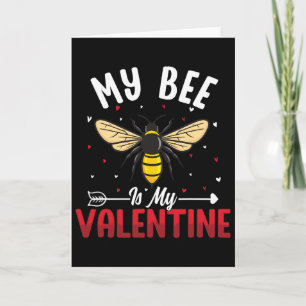 Meine Biene ist mein Valentinstag süßer romantisch Karte