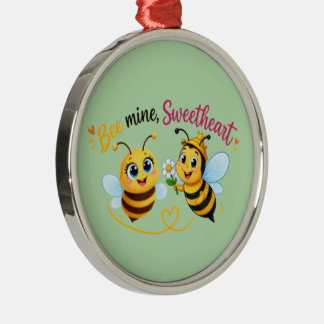 Meine Biene, Süße – Süßes romantisches Bienchen-Pa Ornament Aus Metall