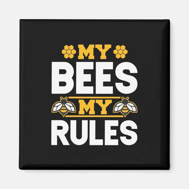 Meine Bienen Magnet (Vorne)