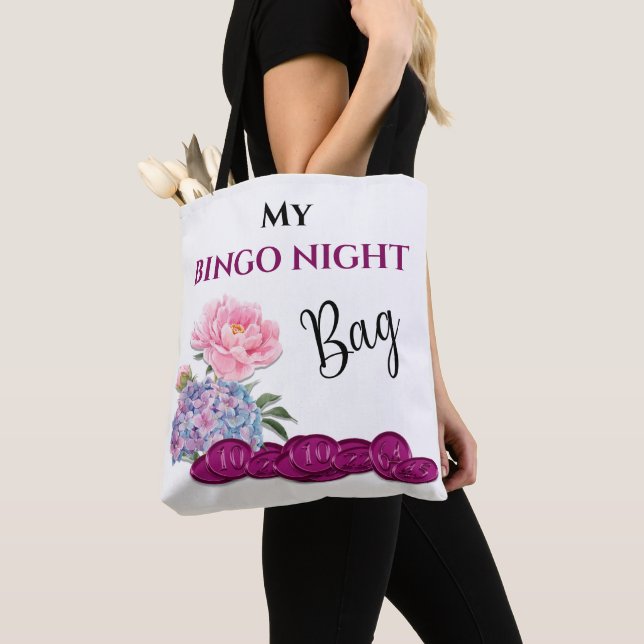 Meine Bingo Night Bag Bingo Cards Chips Blume (Von Nahem)