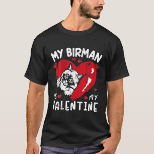 Meine Birne ist meine Valentinerkatze Lover Herzch T-Shirt
