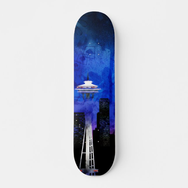 Meine blaue Welt Skateboard (Vorne)