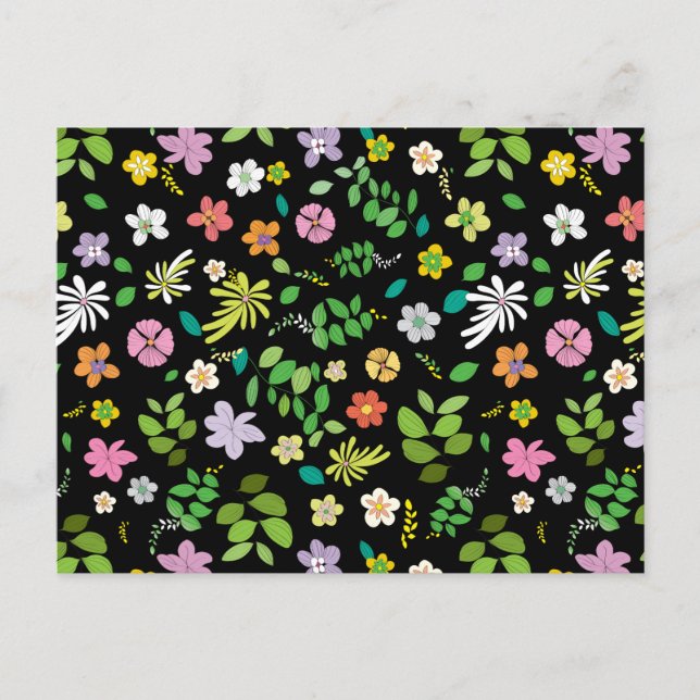 Meine Blume Design 5 Postkarte (Vorderseite)