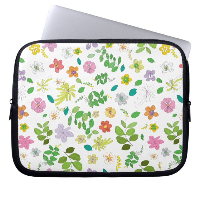 Meine Blume Design 6 Laptopschutzhülle (Vorderseite)