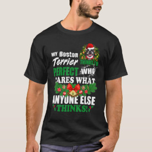 Meine Boston Terrier glaubt, ich bin perfekt Bosto T-Shirt