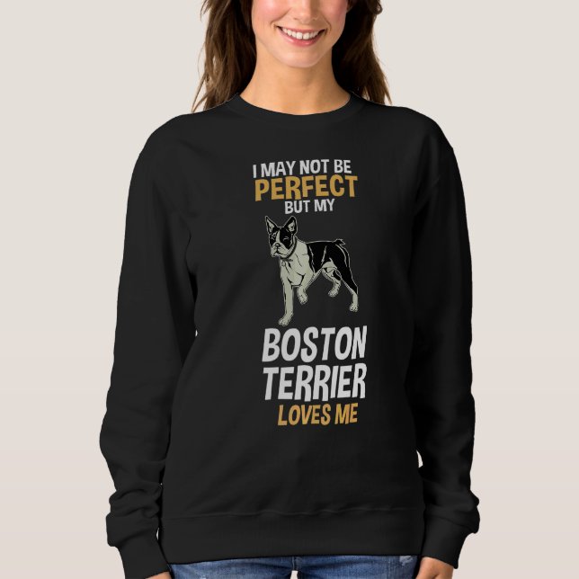 Meine Boston Terrier Lieben Sweatshirt (Vorderseite)