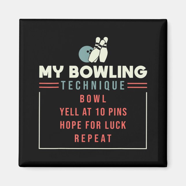Meine Bowling-Technik - Bowling Magnet (Vorne)