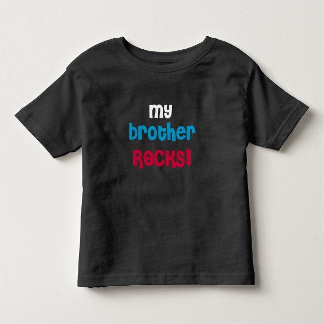 Meine Bruder Rocks Kleinkind T-shirt (Vorderseite)