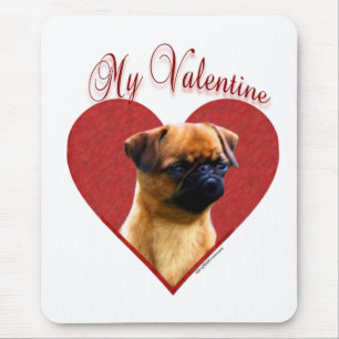 Meine Brüssel Griffon Valentine Mousepad