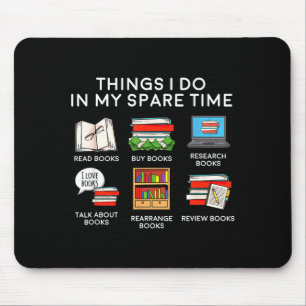 Meine Bücher Dinge Freizeit Lesen Mousepad