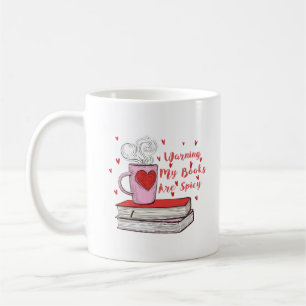 Meine Bücher sind scharf / Bücher Liebhaber Gesche Kaffeetasse