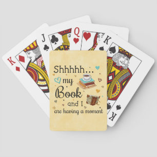 Meine Bücher und ich haben einen Moment Spielkarten