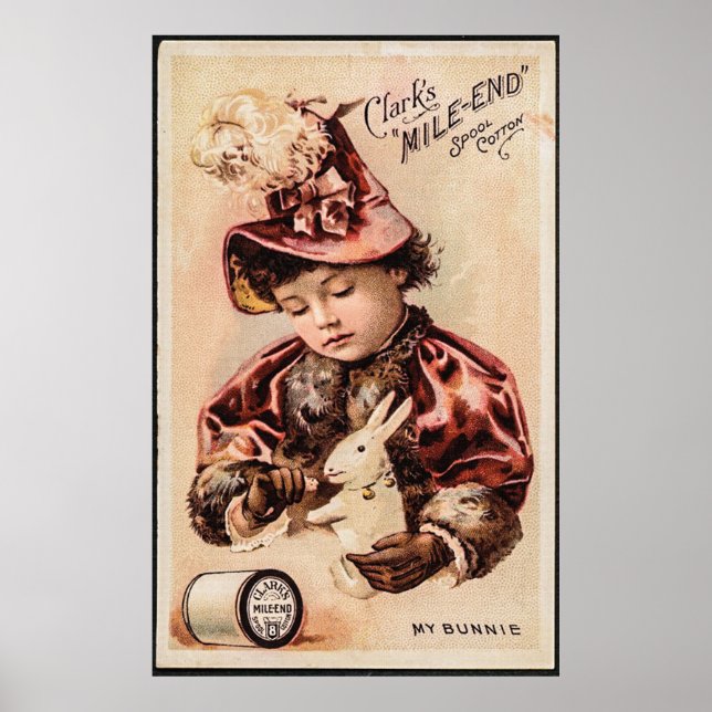 Meine bunte Vintage Karte Poster (Vorne)