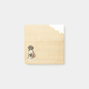Meine Cane Corso Ate meine Hausaufgaben Post-it Klebezettel