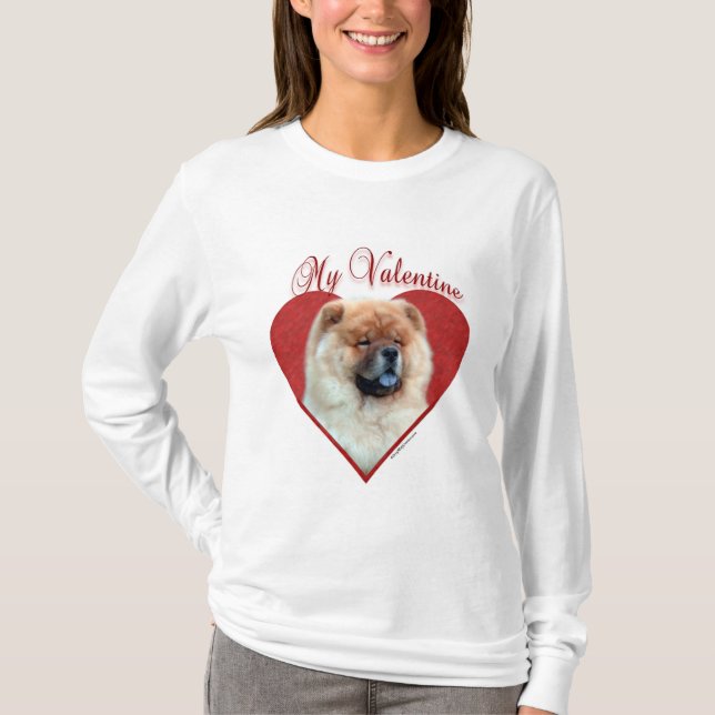 Meine Chow Chow Valentine T-Shirt (Vorderseite)