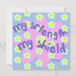 Meine Christliche Schildförderungskarte Feiertagskarte