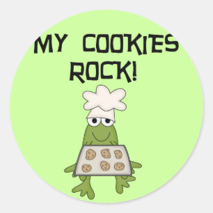 Meine Cookies Rock Tshirts und Geschenke Runder Aufkleber