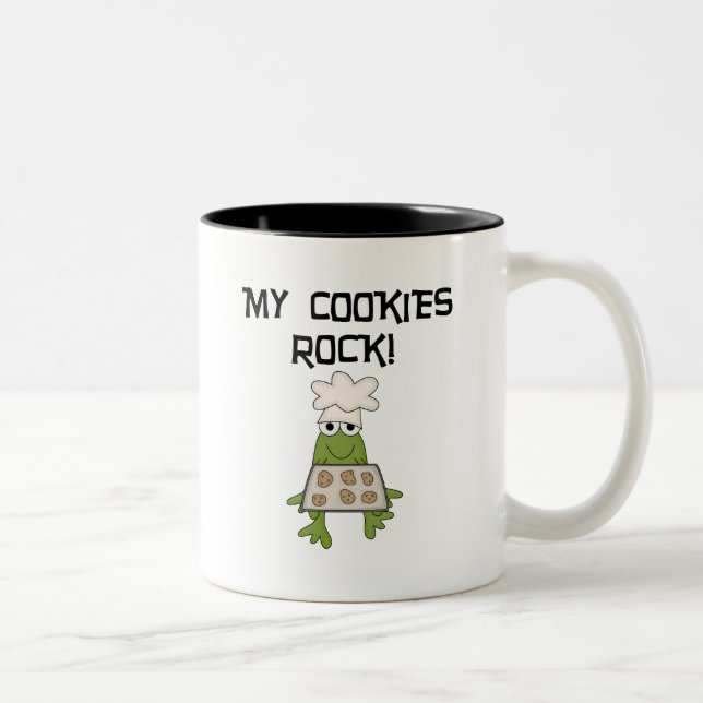 Meine Cookies Rock Tshirts und Geschenke Zweifarbige Tasse (Rechts)